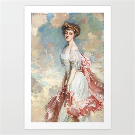 Miss Mathilde Townsend X John Singer Sargent Art Print By Vintage