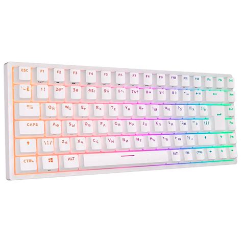 Royal Kludge RK84 White RK Red Switch — купить клавиатуру по низкой цене
