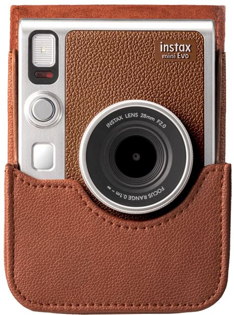 Fujifilm Instax Mini Evo Tui Marron Foto Erhardt