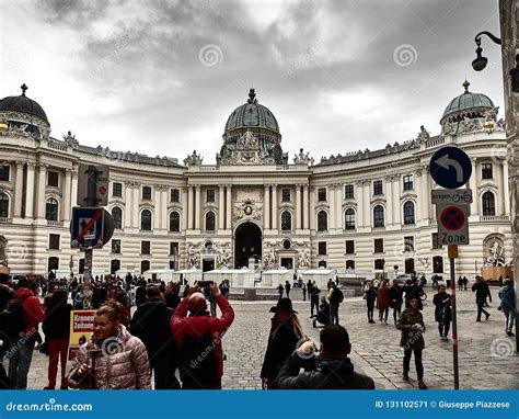 View Of The Hofburg Palace In Vienna City Center Editorial Photo