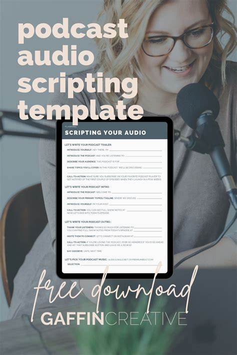 Podcast Audio Scripting Template In 2022 Podcasts Intro How To