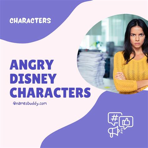 List Of Angry Disney Characters With Explanation Namesbuddy