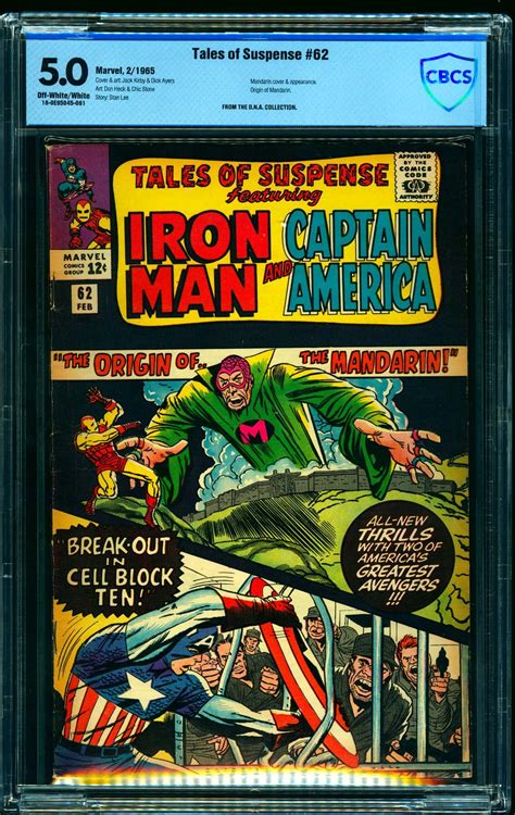 Tales Of Suspense Cbcs Vg Fn Off White To White Iron Man