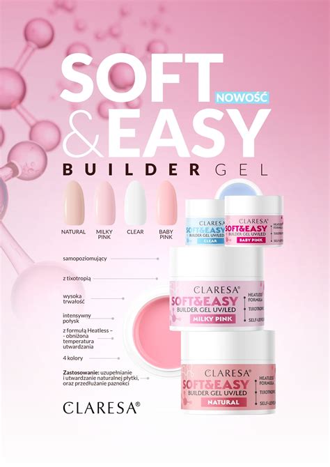 Claresa Soft Easy Builder Gel Milky Pink G El Buduj Cy