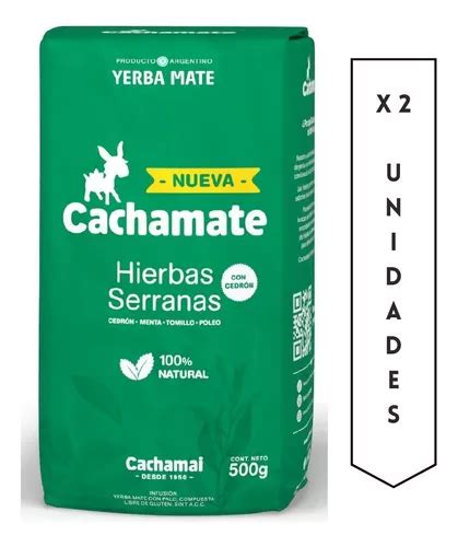 Yerba Mate Hierbas Serranas Con Cedr N Cachamate Gr X U Mercadolibre