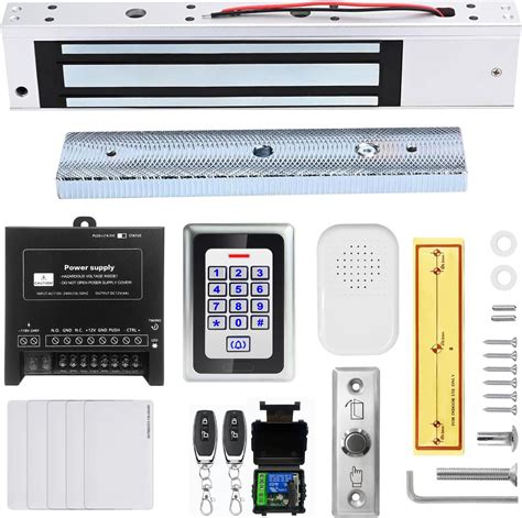 Access Control System 600lb Electric Magnetic Door Lock Kit Rfid Keypad Remotes