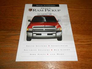 1994 1995 DODGE RAM PICKUP TRUCK ACCESSORIES CATALOG / '94 '95 BROCHURE ...