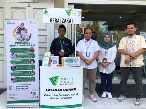 Dukung Gerakan Ziswaf Bsi Kcp Medan Kampung Baru Hadirkan Gerai Zakat