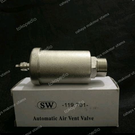 Jual Otomatis Air Vent Valve Automatic Air Vent SW Drat 1 2 Inch