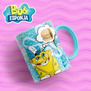 Dise Os De Bob Esponja Para Sublimar Mugs O Tazas Sublimaci N Y