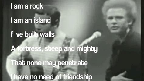 I Am A Rock Simon Garfunkel History Meaning And Lyrics Youtube