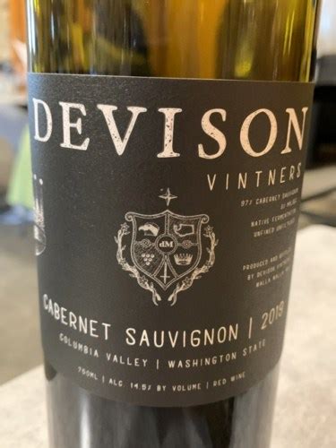 2018 Devison Vintners Cabernet Sauvignon Vivino United States