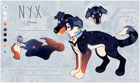 Oc Nyx By C Chimera Cute Dog Drawing Dog Design Art Cute Animal