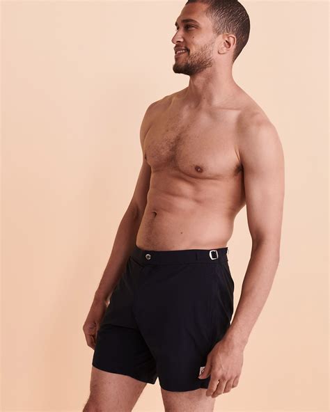 Public Beach The Lifeguard Swim Trunk Navy Bikini Village