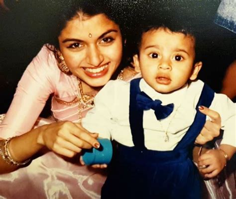 Bhagyashree Shares Rare Photo With Her Son Abhimanyu From His First