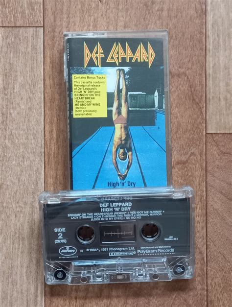 Def Leppard High N Dry Cassette Photo Metal Kingdom