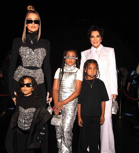 Kim Kardashians Kids All Glammed Up At Dolce And Gabbana Show Photos