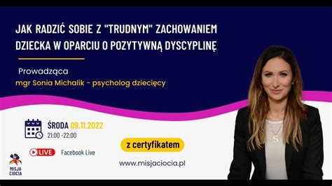 Jak radzić sobie z trudnym zachowaniem dziecka w oparciu o Pozytywną