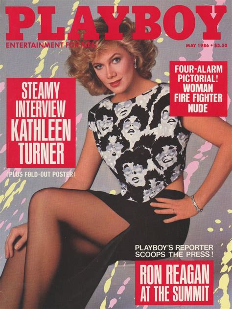 Playboy May Christine Richters Kathleen Turner Janet Hightower Kim