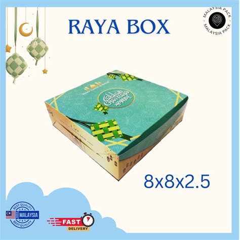 Ready Stock Raya Window Kuih Lapis Box Kotak Kuih Kotak Cake