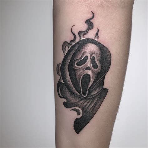 Ghost Face Tattoo Designs - template