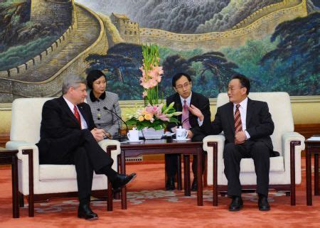 Top Legislator Meets Canadian Pm China National People S Congress