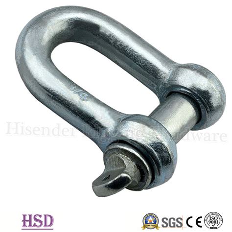 Marine Rigging European Large Dee Chain Forged Shackle For Lifting