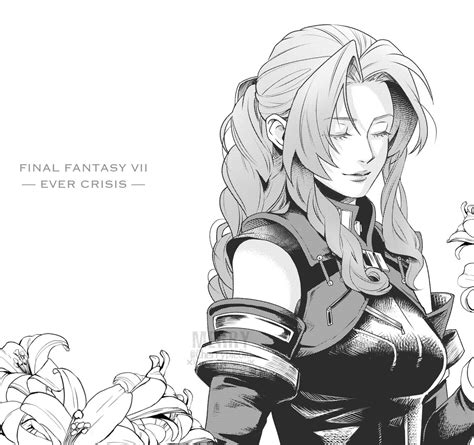 Aerith Gainsborough And Aerith Gainsborough Final Fantasy And 2 More Drawn By Hitsujimerry