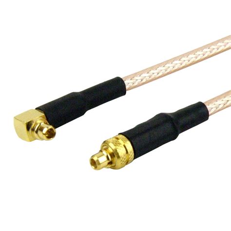 Mmcx Plug Male To Ra Mmcx Plug Male Cable M17 113 Rg316 Coax Up To 3 Ghz In 72 Inch