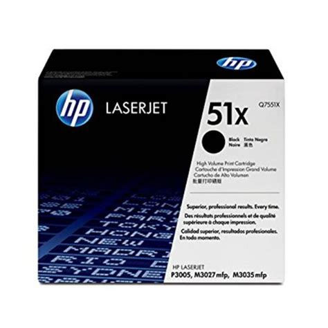 HP LaserJet Q7551X Black Print Cartridge Toner