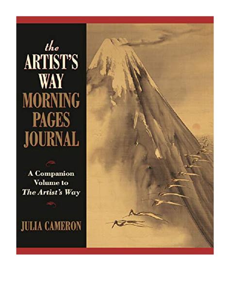 The Artist's Way: Morning Pages Journal: A Companion Volume To "The ...