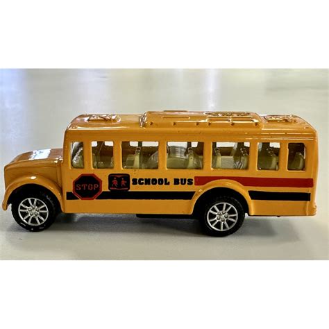 School Bus Diecast Pullback - C10297