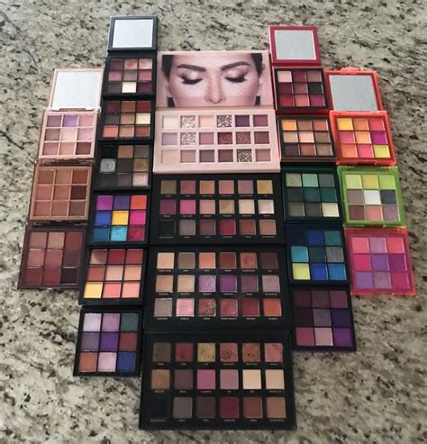 Huda Beauty Eyeshadow Palettes 🎨 Rmakeupflatlays