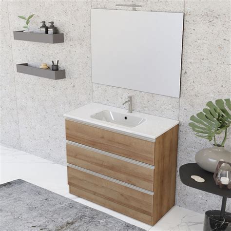 cucchiaio trono Potente mobile lavabo bagno profondità 40 cm a terra