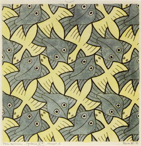 Mc Escher Tessellations Fish