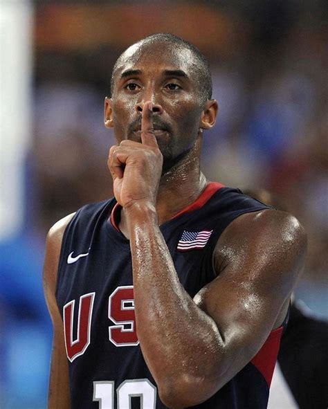 Kobe Bryant Shhh Bejing Olympics Usa Basketball In Kobe