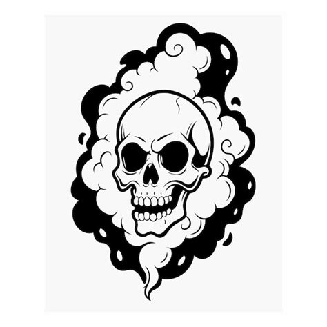 Premium Vector Human Skull On White Background