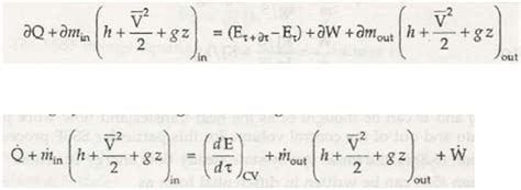 Equation For Conservation Of Energy