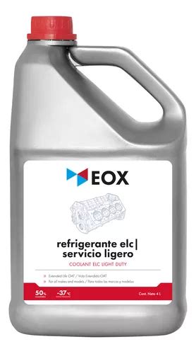 Refrigerante Anticongelante Coolant Elc Rojo Eox L Mercadolibre