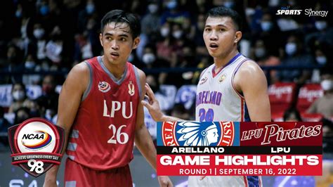 Ncaa Season Game Highlights Lpu Vs Arellano Men S Basketball