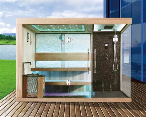 Luxury Outdoor Steam Sauna Room With Shower Sa030 In Sauna Rooms From Home Improvement On