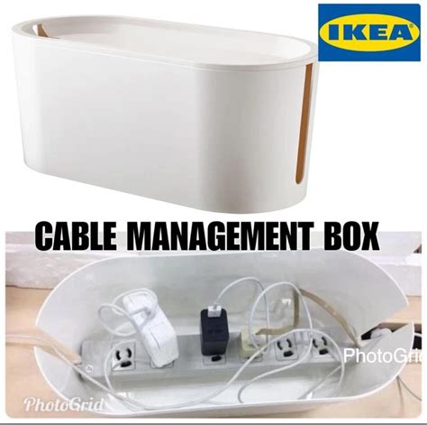 IKEA Romma Cable Management Box 4x Furniture Home Living Home