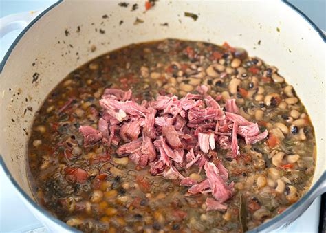 Black Eyed Peas With Ham Hock Thrift And Spice