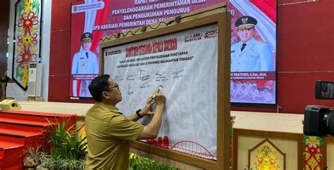 Pj Bupati Bartim Ikuti Rakor Pemdes Di Ajt Dihadiri Langsung Gubernur