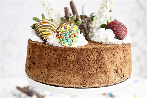 Birthday Party Idea: Chocolate Angel Food Cake Recipe - Shari's Berries