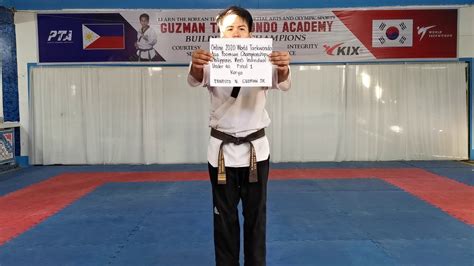 Online 2020 World Taekwondo Asia Poomsae Championships PHILIPPINES