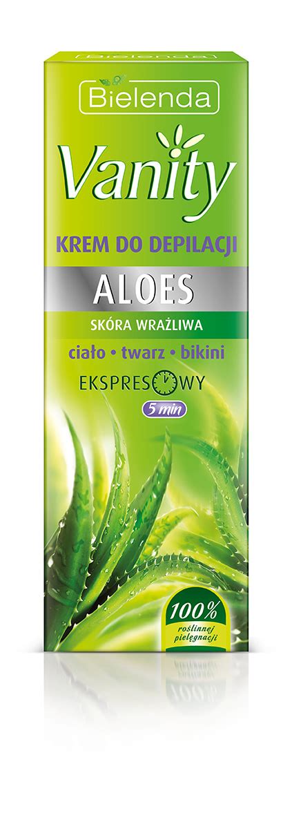 Bielenda Vanity Krem Do Depilacji Ciała Twarzy i Okolic Bikini Aloes 100ml Bodyland pl