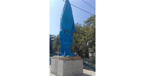 Bengaluru: Basavanna statue remains covered for two years