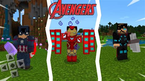 SAIU ADDON MOD INCRÍVEL de SUPER HERÓIS Vingadores PARA O MINECRAFT