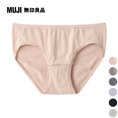 Muji 無印良品 女有機棉混彈性低腰短版內褲共6色 Pchome 24h購物